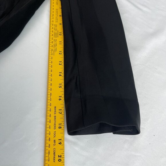 BECK EN Oversized Womens Blazer Jacket Single-Button Lined Long Sleeve Black 10 - Picture 11 of 13